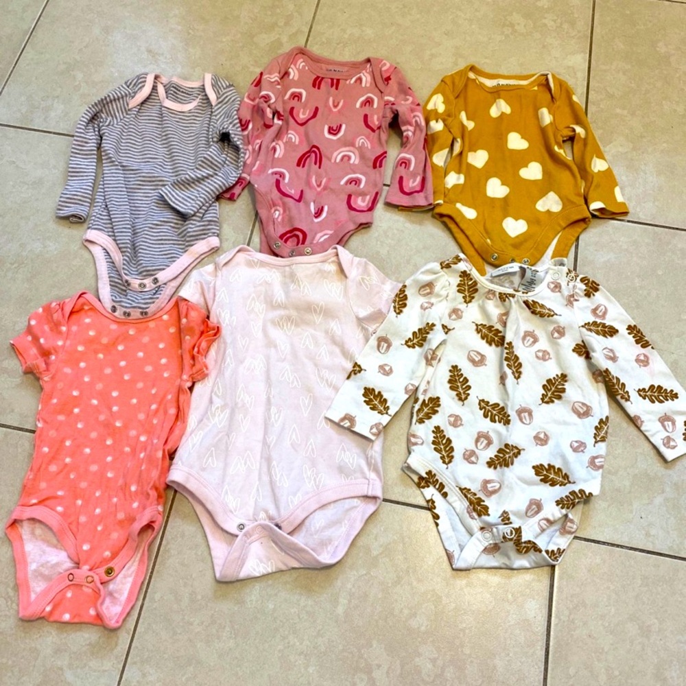 6 pack onesies